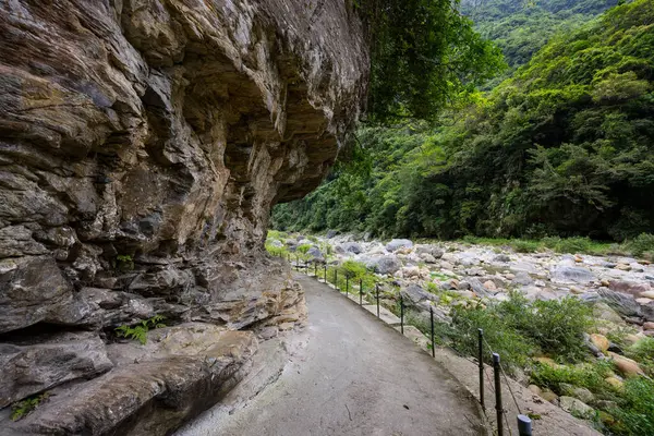 stock image Shakadang Trail in Taroko National Park at Hualien of Taiwan 