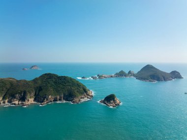 Hong Kong Sai Kung doğal manzara jeopark 