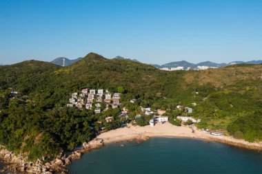 Hong Kong 'daki Lamma Adası' nın en iyi manzarası.