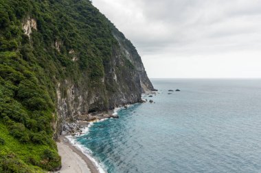 Qingshui Cliff in Hualien of Taiwan clipart