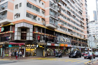 Hong Kong 06 Nisan 2024: Hong Kong Sham Shui bölgesi