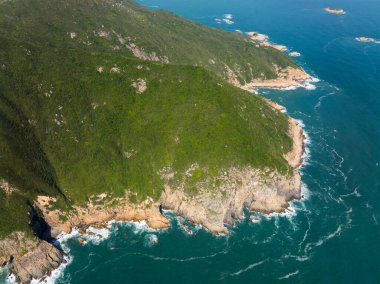 Hong Kong Sai Kung doğal manzara jeopark 