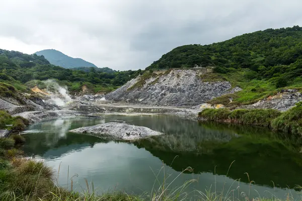 stock image Huangxi hot spring recreation area in Yangmingshan national park of Taiwan