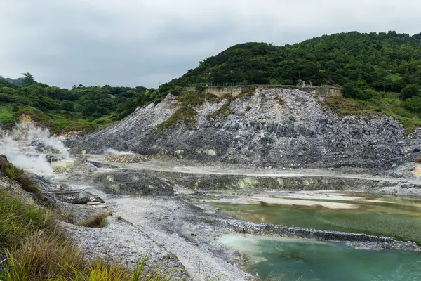 stock image Huangxi hot spring recreation area in Yangmingshan national park of Taiwan