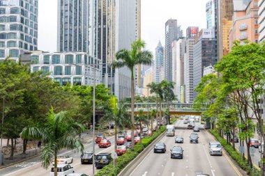 Hong Kong 27 Nisan 2024: Hong Kong Wan Chai bölgesi