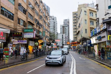 Hong Kong 06 Nisan 2024: Yuen Long bölgesindeki Hong Kong şehri