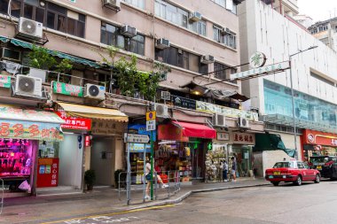 Hong Kong 06 Nisan 2024: Kowloon 'da Hong Kong şehri Cheung Sha Wan bölgesinde