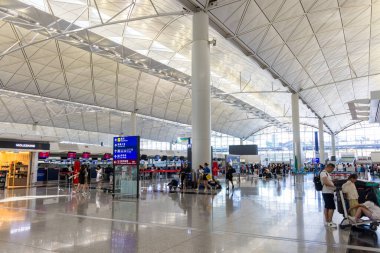 Hong Kong 09 Temmuz 2024: Hong Kong Uluslararası Havaalanı