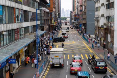 Hong Kong 29 Mart 2024: Hong Kong Kwun Tong Bölgesi