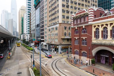 Hong Kong 24 April 2024: Hong Kong Sheung Wan district clipart