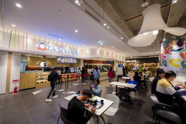 Tayvan 24 Ocak 2024: Tayvan Linkou 'da Mitsui outlet bölüm 2