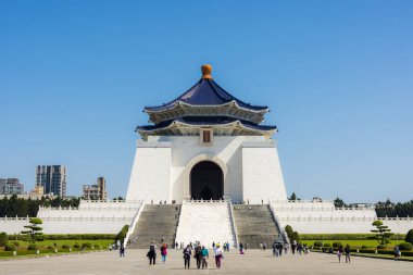 Taipei, Tayvan 12 Mart 2024: Tayvan 'da Chiang Kai shek Anıt Salonu 