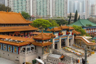 Hong Kong 29 Mart 2024: Wong Tai Sin Tapınağı