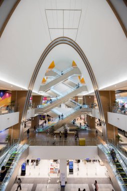 Tayvan 24 Ocak 2024: Tayvan 'ın Linkou kentindeki Mitsui outlet' in içinde