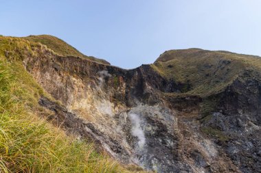 Huangxi hot spring recreation area in Yangmingshan national park of Taiwan clipart