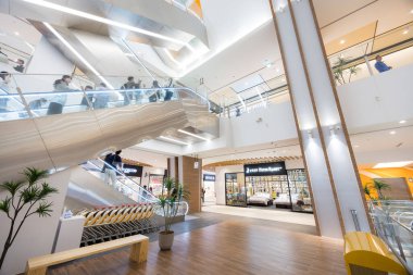 Tayvan 24 Ocak 2024: Tayvan Linkou 'da Mitsui outlet bölüm 2