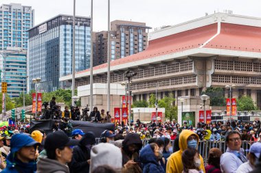 Taipei, Tayvan 26 Kasım 2024: Taipei şehrinde Tayvan Beyzbol Şampiyonları Geçidi