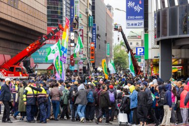 Taipei, Tayvan 26 Kasım 2024: Taipei şehrinde Tayvan Beyzbol Şampiyonları Geçidi