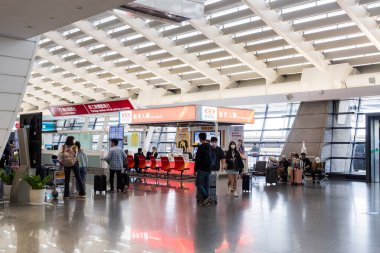 Tayvan 26 Mart 2024: Tayvan uluslararası havalimanı