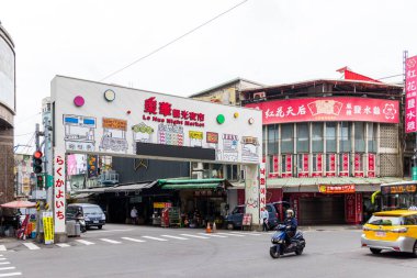 Tayvan 07 Kasım 2024: Le Hua gece pazarı Zhonghe, Tayvan Şehri