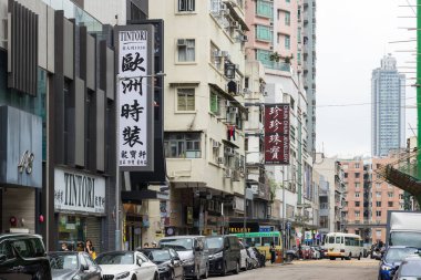 Hong Kong 31 Mart 2024: Hong Kong kowloon şehri