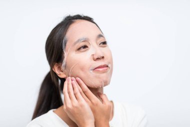 Yüz maskesi, cilt bakımı.