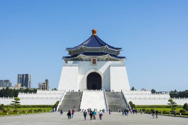 Tayvan 12 Mart 2024: Taipei 'deki Chiang Kai Shek Anıtı Tarihi Tarihi Tarihi Tarihi