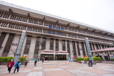Tayvan 26 Kasım 2024: Taipei ana istasyonu