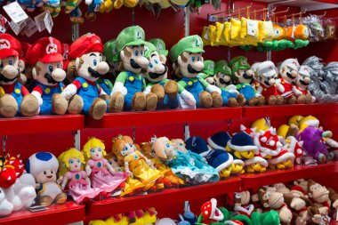 Tayvan 24 Temmuz 2025: Taipei 'de Nintendo mağazası 