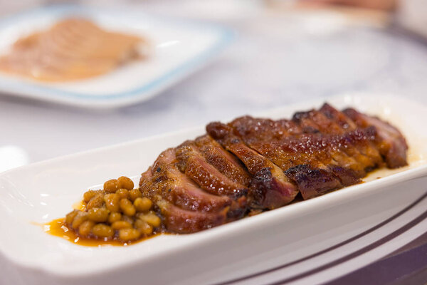 Hong Kong style roasted char siu pork