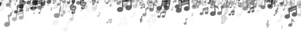 Gradient Music Notes Grayscale Fading Dark Light Offering Subtle Sophisticated Vector Graphics