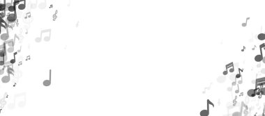 Gri tonda notaların gradyanı, karanlıktan aydınlığa solmakta, çeşitli yaratıcı projeler için ince ve sofistike bir görsel sunmaktadır.