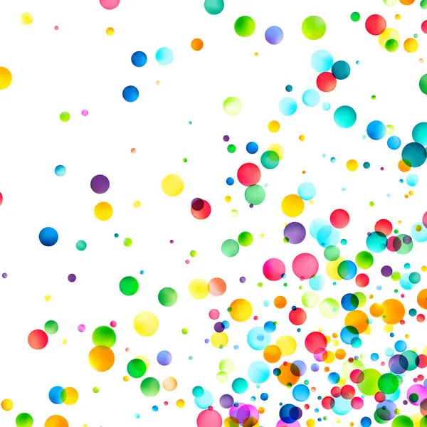Playful Dance Colorful Bubbles Fills Frame Creating Joyful Vibrant Scene Royalty Free Stock Vectors
