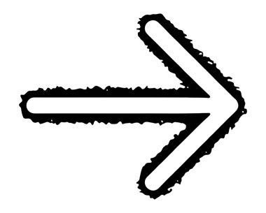 Karmaşık desenli siyah bir ok, çeşitli tasarım projeleri için ideal, vektör illüstrasyonu.