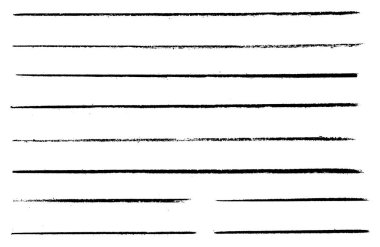 Desenli siyah yatay çizgilerin vektör çizimi, şablon ve arkaplan için mükemmel bir minimalist tasarım sergiliyor.