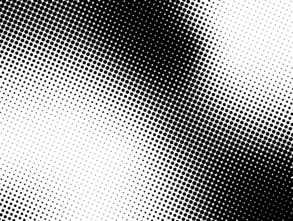 Monokrom yarım tonlu noktalar dinamik dalga desenleri oluşturur retro çizgi dokusu ve kalın kontrast ile. Vektör illüstrasyonu.