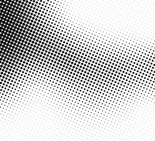 Черные полутоновые точки образуют гладкий градиент на белом фоне. Векторная иллюстрация идеально подходит для абстрактного или ретро дизайна.