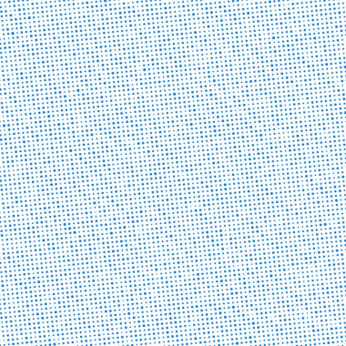 Üniforma mavi yarım tonlu noktalar beyaz arkaplanda eşit aralıklarla. Temiz, modern grafik tasarımı için vektör illüstrasyonu.