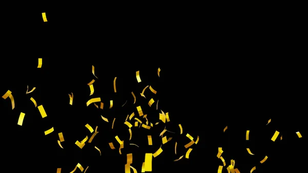 庆祝概念的Confetti背景 透明的Png格式 — 图库照片