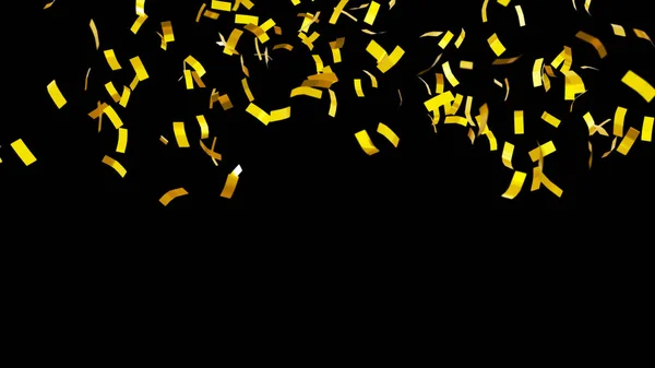庆祝概念的Confetti背景 透明的Png格式 — 图库照片