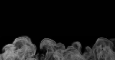 Video efektleri için 3D hızlı buhar veya kalın gaz dumanı oluşturma.