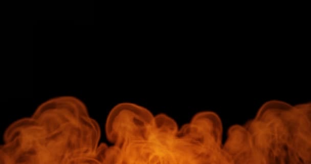 Рендеринг Быстрого Пара Густого Газового Дыма Видео Эффектов — стоковое видео