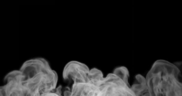 Vykreslení Rychlého Kouře Páry Nebo Hustého Kouře Pro Video Efekty — Stock video