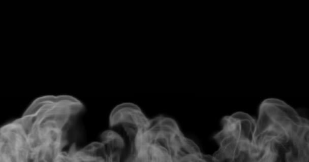 Renderização Vapor Rápido Fumaça Gás Para Efeitos Vídeo — Vídeo de Stock