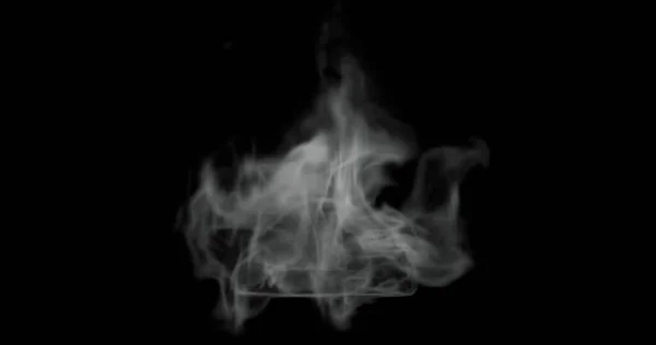 Απομονωμένη Υφή Καπνού Ατμού Αερίου Για Φωτιά Θερμοκρασία Θερμού Αέρα — Φωτογραφία Αρχείου