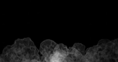 Video efektleri için 3D hızlı buhar veya kalın gaz dumanı oluşturma.