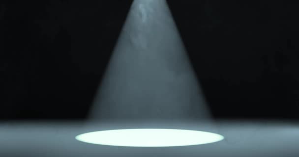 Vykreslení Bodového Světla Zvýraznění Jevišti Pro Zaostření Paprsku Světla — Stock video