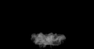 3d render of smoke or steam for food or hot surface effect for video overlay. Set screen for blending mode.