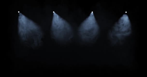 Визуализация Точечного Света Сцене Луча Фокусировки — стоковое видео