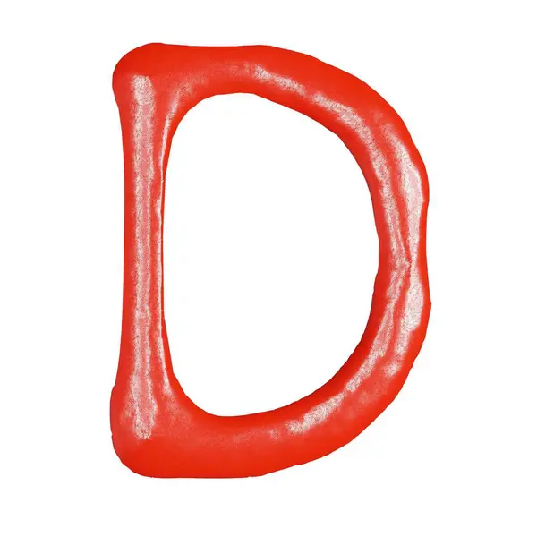 Weergave Van Geïsoleerde Witte Ketchup Alfabet Lettertype Bovenaanzicht Voor Voedsel — Stockfoto